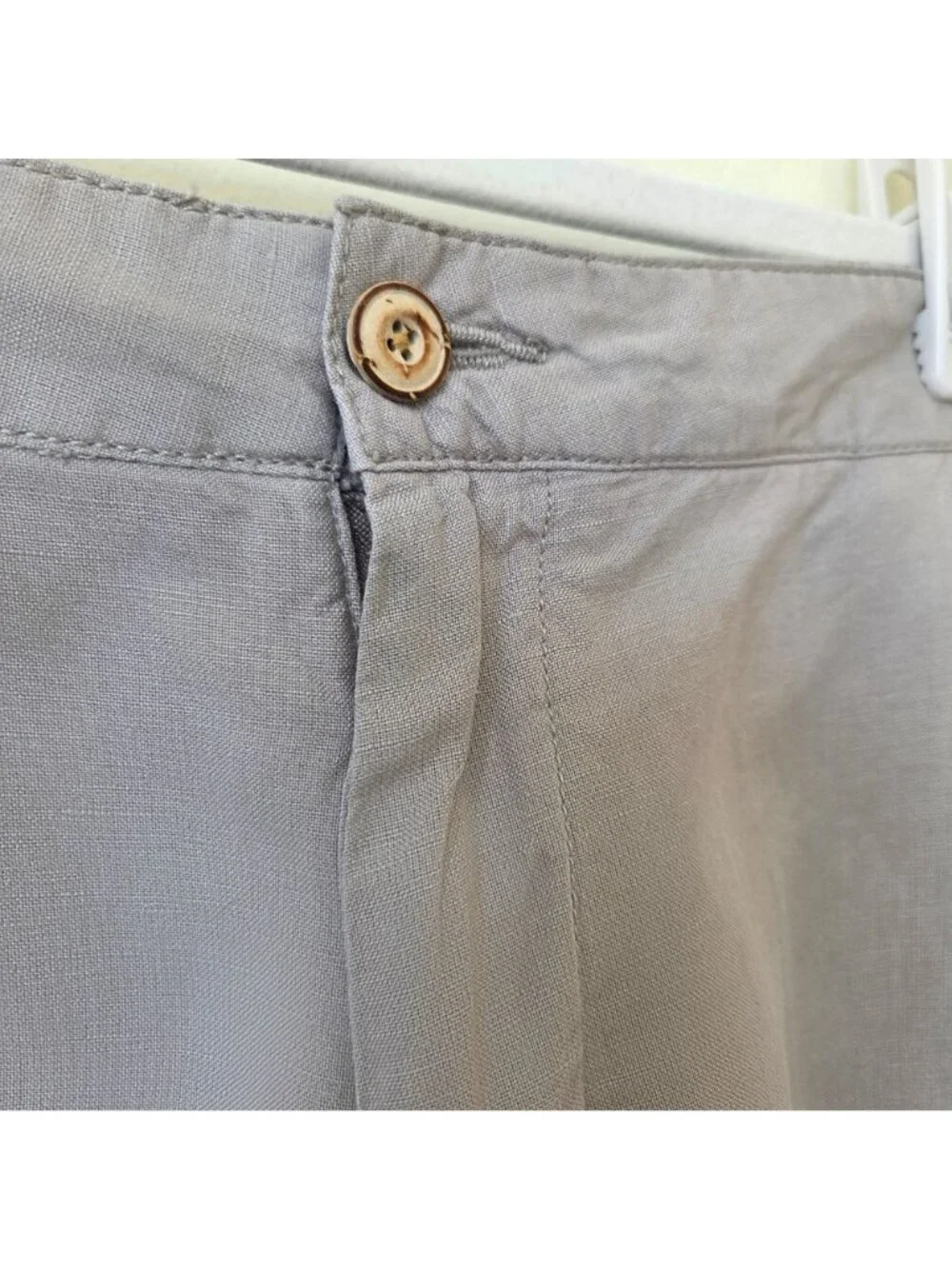 Faherty Men's Malibu Linen Blend Gray Shorts Size 42